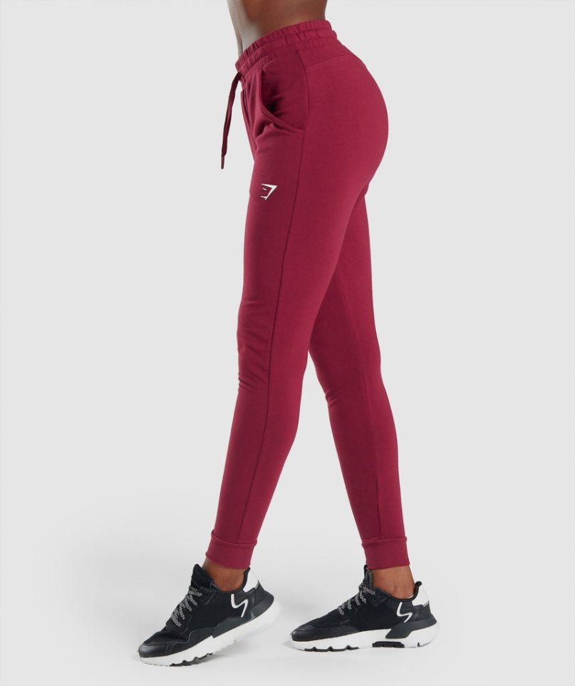 Women's Gymshark Pippa Training Jogger Burgundy | NZ 8AREYC